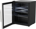 cozze® Edelstahl Outdoor-Kühlschrank 60L für Garten und Außenküche