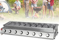 Hochwertiger Tisch-Gasgrill mit verstellbarem Rost, perfekt für Gartenpartys und Outdoor-Events