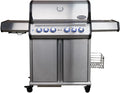 SANTOS Gasgrill S-418 Pro TST - Hochleistungs-Edelstahlgrill mit 4 Brennern - 800°C Infrarot-Seiten- und Rückbrenner - Robuster BBQ-Grill mit exzellenter Isolierung - Großes Grill- und Warmhalterost