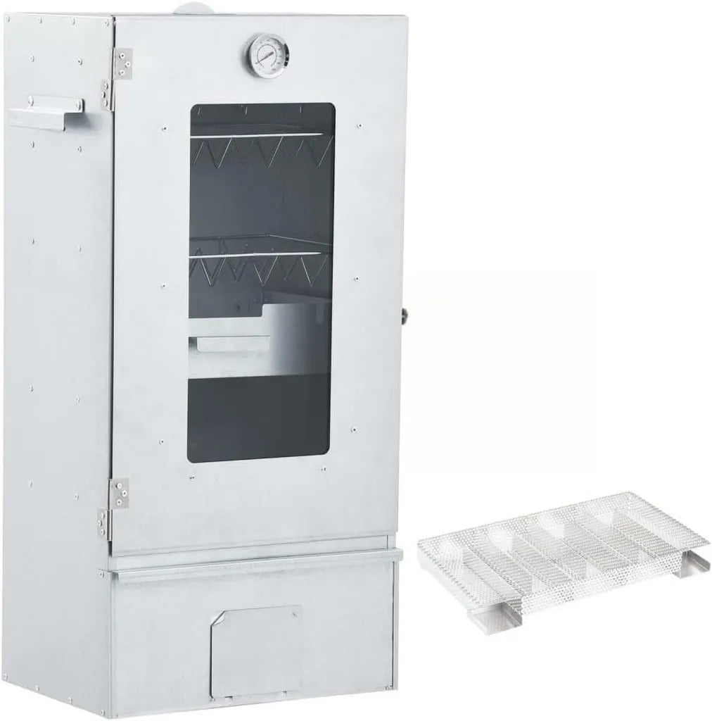 Hochwertiger Räucherofen mit Kaltrauchgenerator und Glasthermometer für Fleisch und Fisch