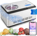 Klarstein Softeismaschine mit WiFi, 180W Eiskreationen: Joghurt, Sorbet & mehr