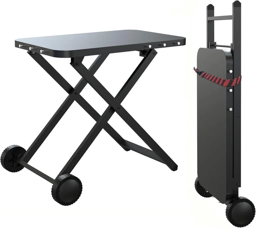 Multifunktionaler Grilltisch mit Rädern für Outdoor & Camping