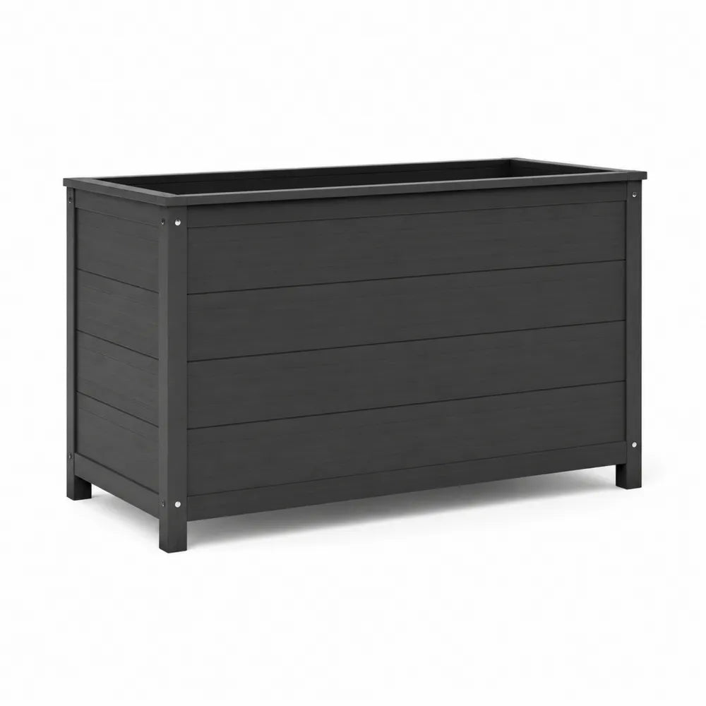Hochbeet Metall Pflanzkasten rechteckig Anthrazit 120 x 60 x 80 cm