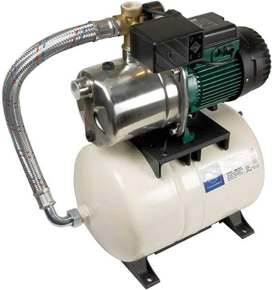 Hauswasserwerk und Garten-Druckpumpe, 1490W, 20 M, für Gartenbewässerung, 48 m, 4.700 L