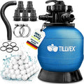 tillvex Sandfilter Pool ohne Pumpe + Filterbälle