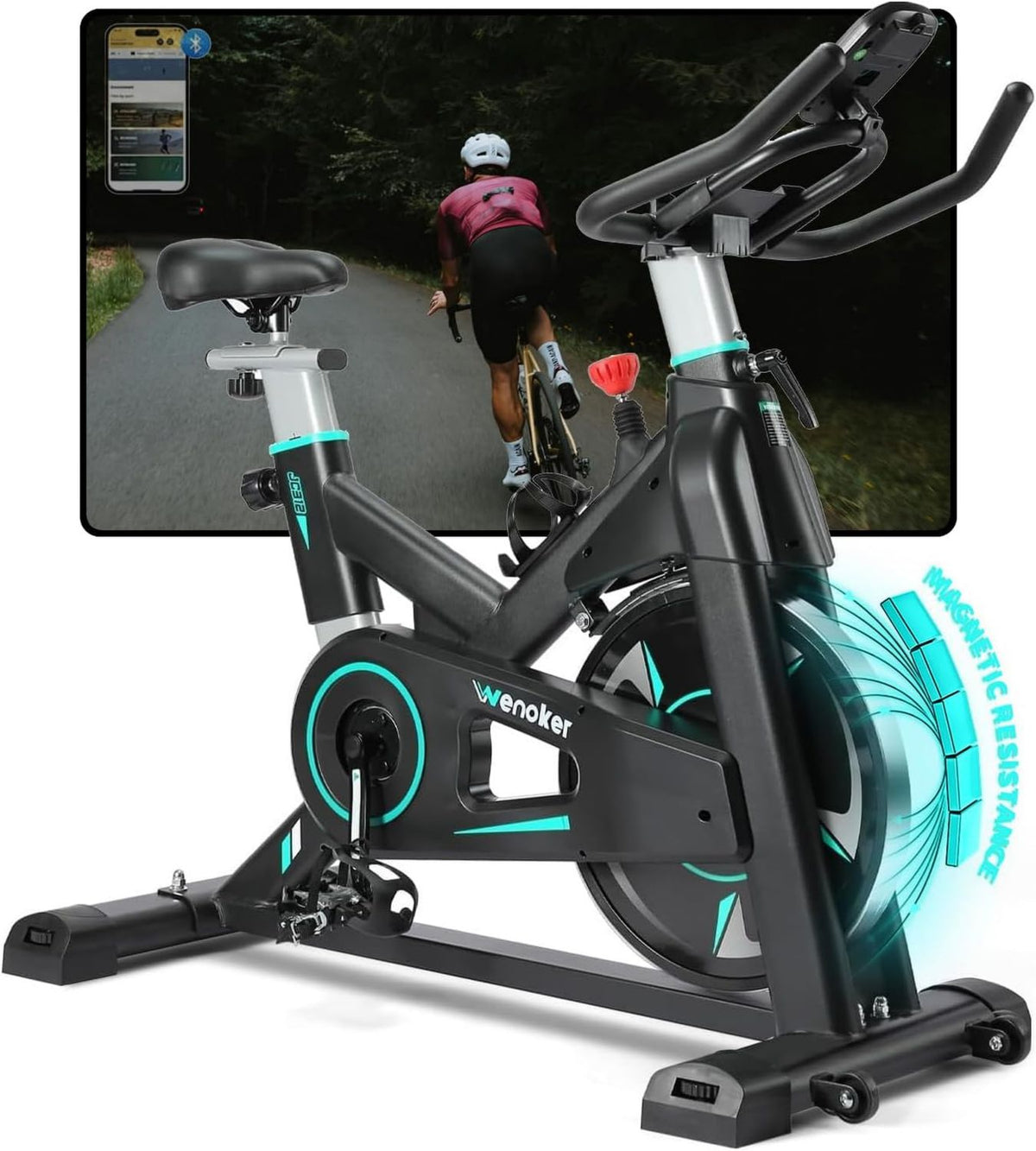 Heimtrainer – leiser Betrieb, 160 kg, Wenoker