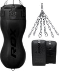 Boxsack – mit Boxhandschuhen, Stahlkonstruktion, RDX
