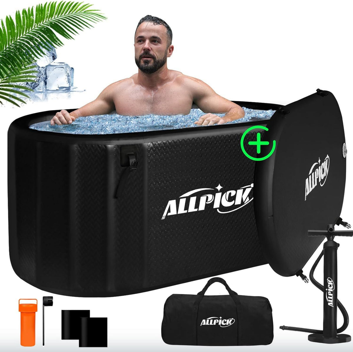 Eisbad-Kühler – 150CM, 370L, ALLPICK