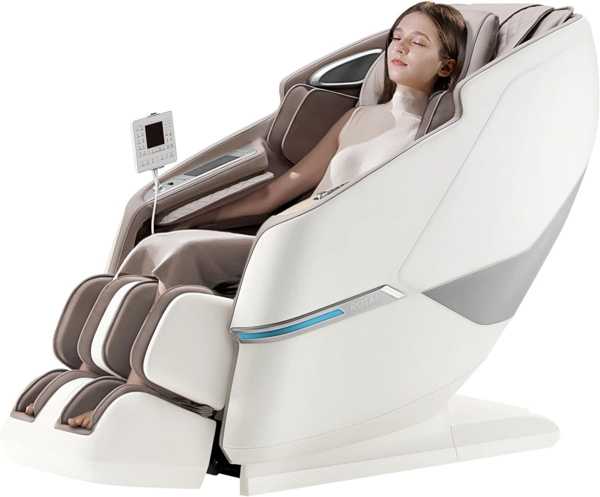 Massagesessel – Zero-Gravity-Position, Ganzkörpertraining, 3D-/4D-Technologie, Bluetooth-Konnektivität, ROTAI