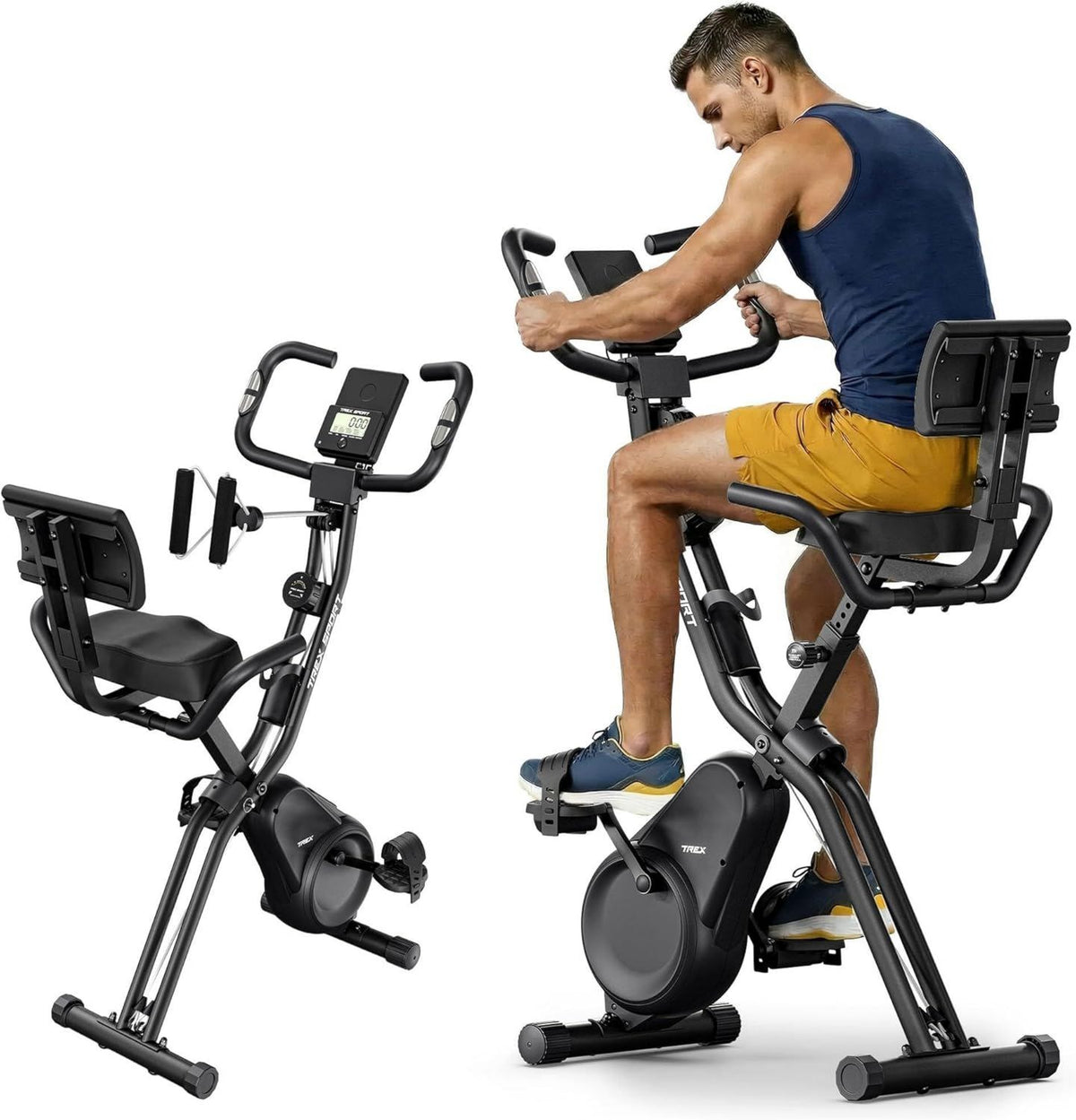 Heimtrainer: klappbar, 120kg, 10 Stufen, TREX