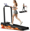 Walking Pad: einstellbare Steigung, klappbar, leiser Betrieb, für zuhause, 136 kg