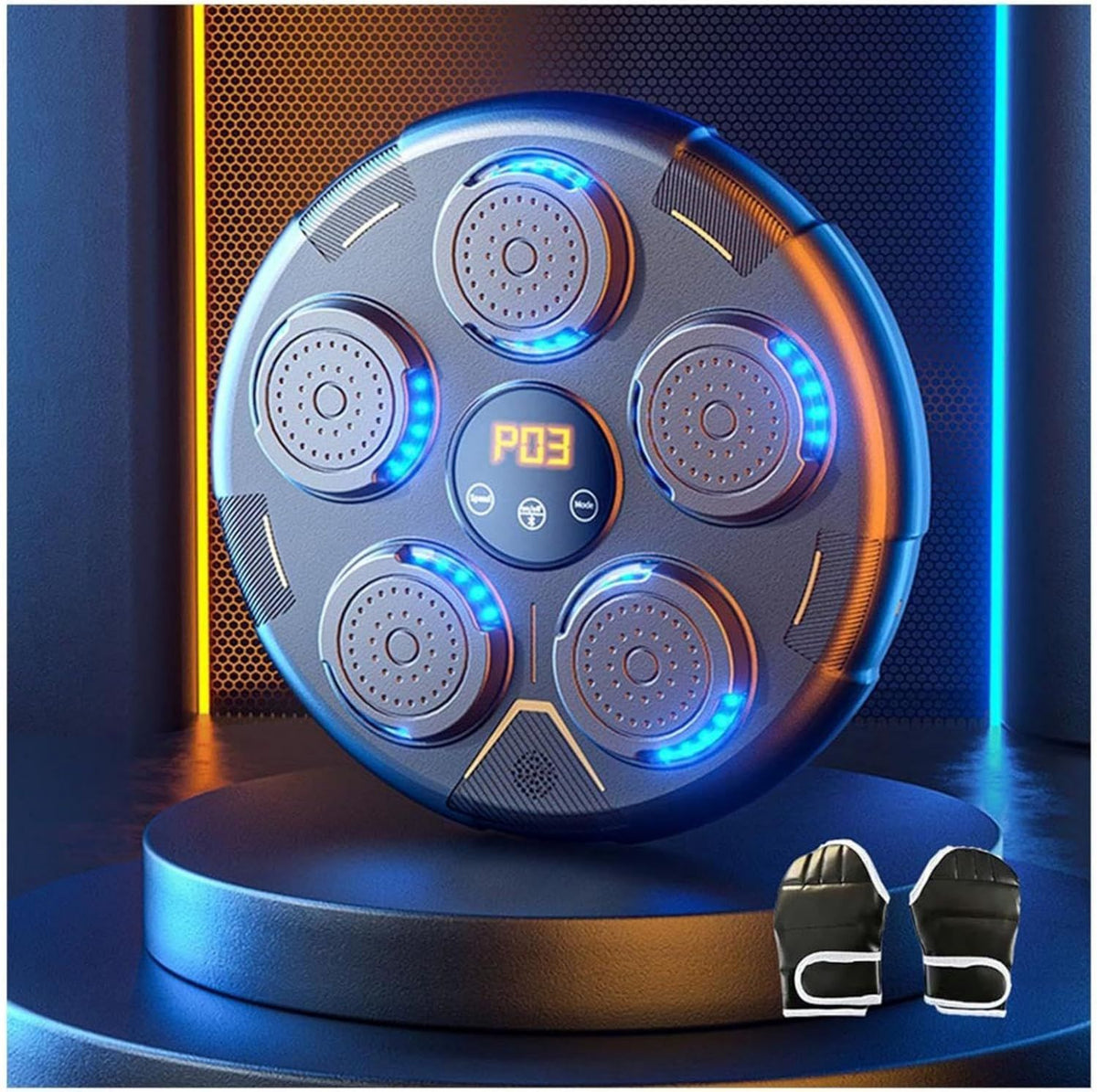 Musik-Boxmaschine - mit Boxhandschuhen, Bluetooth-Konnektivität
